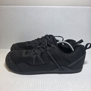 Xero Prio Barefoot Minimalist Shoes Mens Size 11.5 Triple Black Walking Sneakers